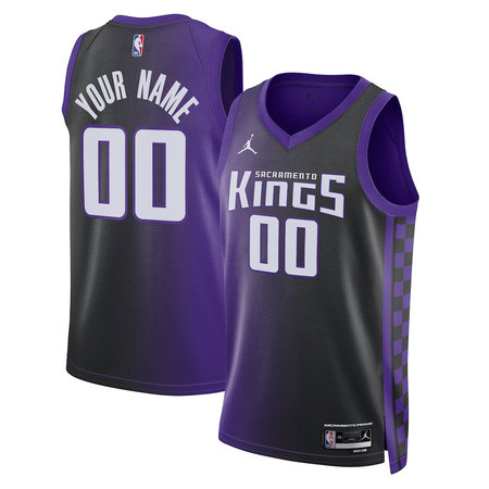 Women's Sacramento Kings Purple Swingman Statement Edition Custom Jersey