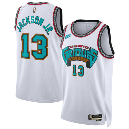 Youth Memphis Grizzlies #13 Jaren Jackson Jr. White Swingman Classic Edition Jersey