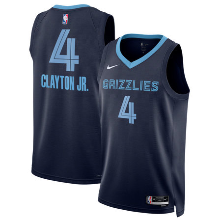 Women's Memphis Grizzlies #4 Walter Clayton Jr. Nike Navy Swingman Icon Edition Jersey