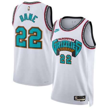 Men's Memphis Grizzlies #22 Desmond Bane White Swingman Classic Edition Jersey
