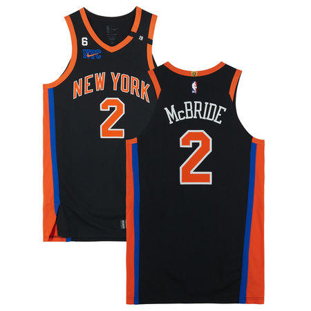 Women's New York Knicks #2 Miles McBride Black Stitched Basketball Jersey