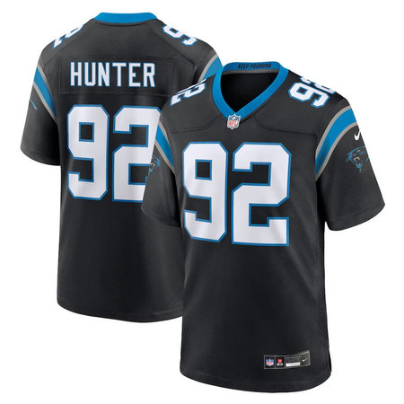 Youth Carolina Panthers #92 Lee Hunter Black 2026 Game Stitched Football Jersey