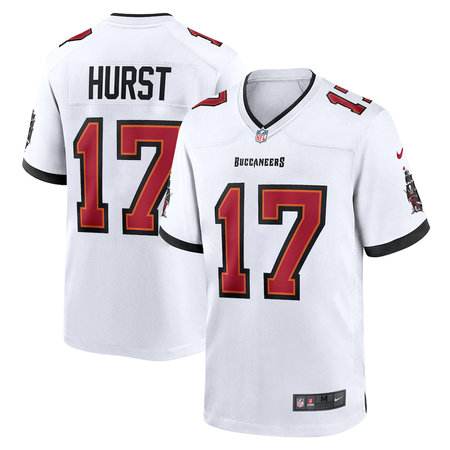 Men's Tampa Bay Buccaneers #17 John Hurst Nike White Game Jersey