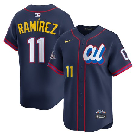 Men's American League #11 Jose Ramirez Navy 2025 All-Star Edition Limited Player Jersey