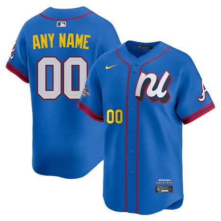 Men's National League Custom Blue 2025 All-Star Edition Limited Player Jersey