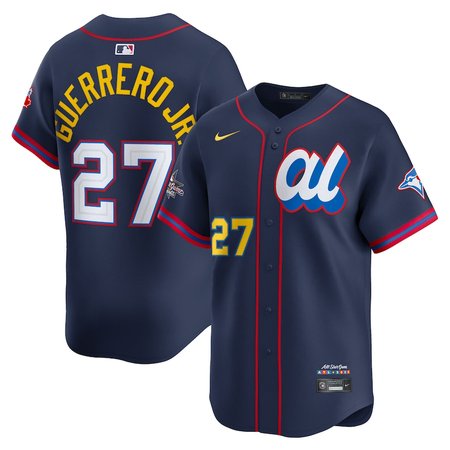 Men's American League #27 Vladimir Guerrero Jr. Navy 2025 All-Star Edition Limited Player Jersey