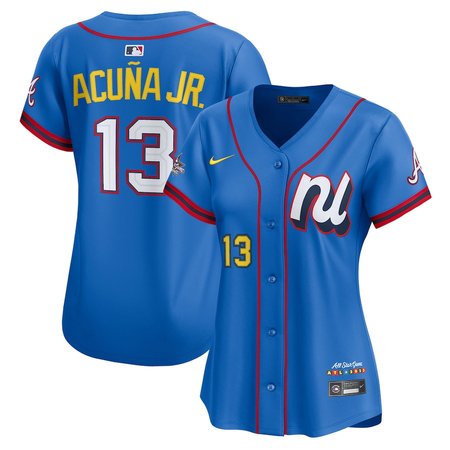 Women's National League #13 Ronald Acu?a Jr. Blue 2025 All-Star Edition Limited Player Jersey