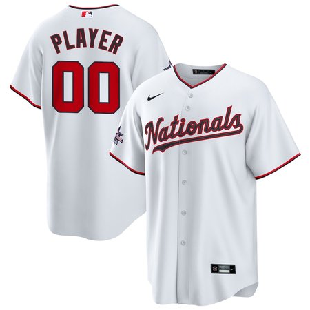 Men's Washington Nationals Nike White 2025 MLB All-Star Game Home Custom Replica Jersey Men's Washington Nationals Nike White 2025 MLB All-Star Game Home Custom Replica Jersey