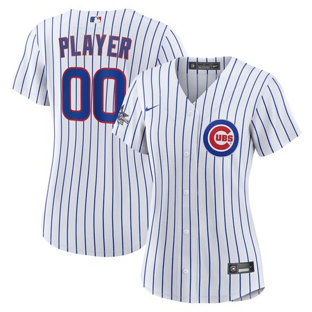 Women's Chicago Cubs White 2025 MLB All-Star Game Home Custom Replica Jersey