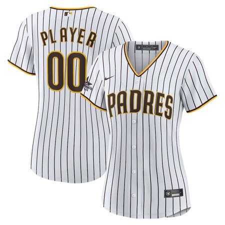 Women's San Diego Padres Nike White 2025 MLB All-Star Game Home Custom Replica Jersey