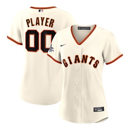 Women's San Francisco Giants Cream 2025 MLB All-Star Game Home Custom Replica Jersey