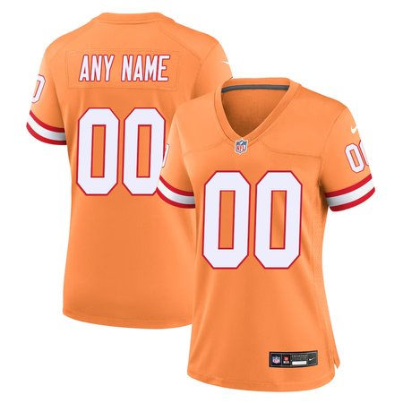 Women's '76 Tampa Bay Buccaneers Custom Orange Player Game Jersey