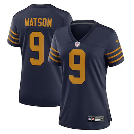 Women's Green Bay Packers #9 Christian Watson Navy The 1923 Classic Game Jersey