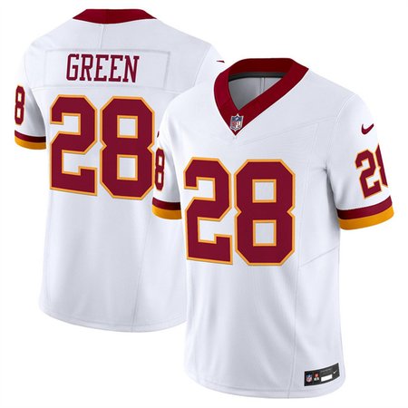 Youth Washington Commanders #28 Darrell Green White 2025 F.U.S.E. Throwback Vapor Limited Stitched Football Jersey