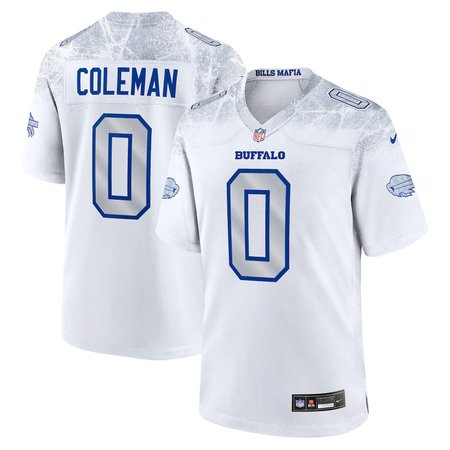 Men's Buffalo Bills #0 Keon Coleman White Rivalries Collection Game Jersey Men's Buffalo Bills #0 Keon Coleman White Rivalries Collection Game Jersey