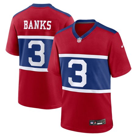 Youth New York Giants Deonte Banks Nike Century Red Alternate Player Game Jersey Youth New York Giants Deonte Banks Nike Century Red Alternate Player Game Jersey