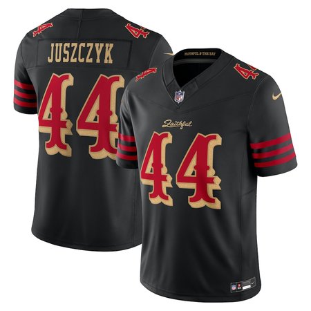 Men's San Francisco 49ers #44 Kyle Juszczyk Black Rivalries Collection F.U.S.E. Vapor Limited Stitched Jersey