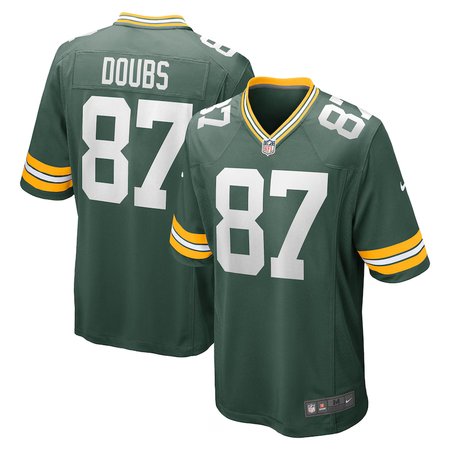Men's Green Bay Packers #87 Romeo Doubs Nike Green Game Player Jersey