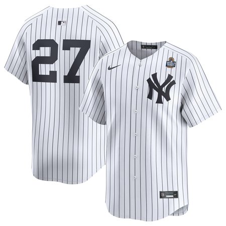 Men's New York Yankees Giancarlo Stanton White 2024 World Series Limited Player Jersey