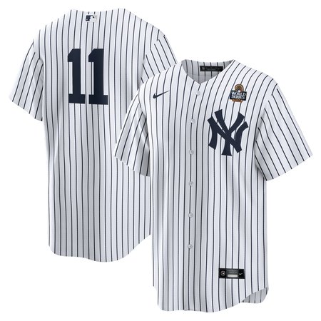 Men's New York Yankees Anthony Volpe Nike White 2024 World Series Home Replica Player Jersey