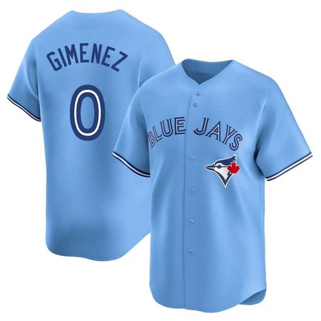 Men's Toronto Blue Jays #0 Andres Gimenez Nike Blue Home Replica Jersey