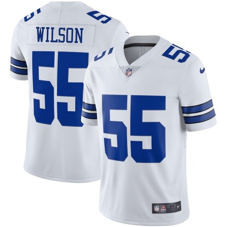 Youth Dallas Cowboys #55 Logan Wilson Esch White Color Rush Vapor Limited Stitched Jersey