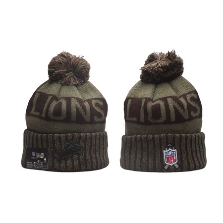 Detroit Lions 2025 Salute to Service Knit Hat