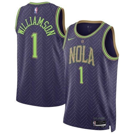 Unisex New Orleans Pelicans Zion Williamson Nike Purple 2024/25 Swingman Player Jersey - City Edition Unisex New Orleans Pelicans Zion Williamson Nike Purple 2024/25 Swingman Player Jersey - City Edition
