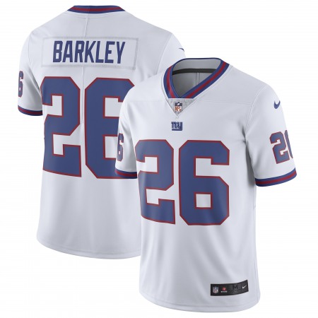 Toddlers New York Giants #26 Saquon Barkley White Limited Rush Stitched Football Jersey Toddlers New York Giants #26 Saquon Barkley White Limited Rush Stitched Football Jersey