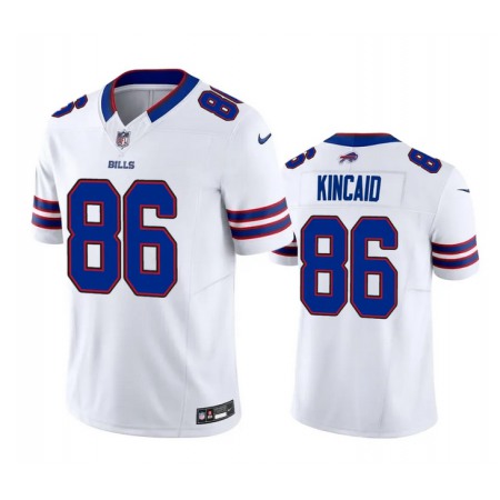 Men's Buffalo Bills #86 Dalton Kincaid White 2023 F.U.S.E. Vapor Untouchable Stitched Football Jersey Men's Buffalo Bills #86 Dalton Kincaid White 2023 F.U.S.E. Vapor Untouchable Stitched Football Jersey