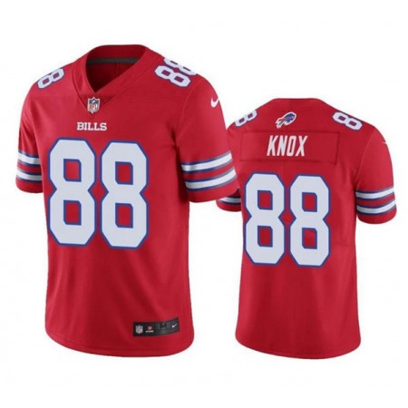 Men's Buffalo Bills #88 Dawson Knox Red Vapor Untouchable Limited Stitched Jersey Men's Buffalo Bills #88 Dawson Knox Red Vapor Untouchable Limited Stitched Jersey