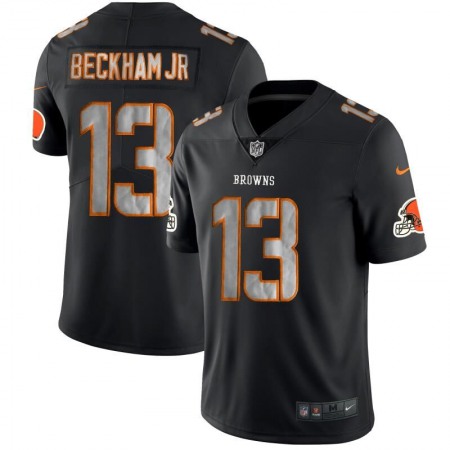 Men's Cleveland Browns #13 Odell Beckham Jr. Black Impact Limited Stitched NFL Jersey Men's Cleveland Browns #13 Odell Beckham Jr. Black Impact Limited Stitched NFL Jersey