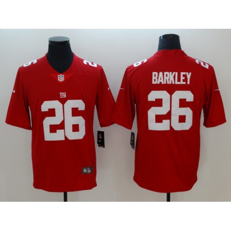 Men's New York Giants #26 Saquon Barkley Red 2018 NFL Draft Vapor Untouchable Limited Stitched Jersey Men's New York Giants #26 Saquon Barkley Red 2018 NFL Draft Vapor Untouchable Limited Stitched Jersey