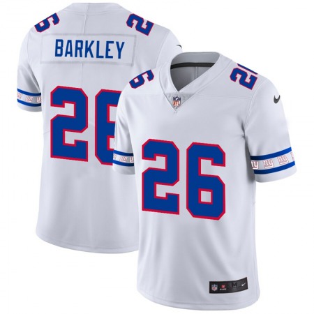 Men's New York Giants #26 Saquon Barkley White 2019 Team Logo Cool Edition Stitched NFL Jersey Men's New York Giants #26 Saquon Barkley White 2019 Team Logo Cool Edition Stitched NFL Jersey