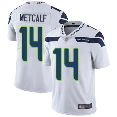 Men's Seattle Seahawks #14 D.K. Metcalf White Vapor Untouchable Limited Stitched NFL Jersey Men's Seattle Seahawks #14 D.K. Metcalf White Vapor Untouchable Limited Stitched NFL Jersey