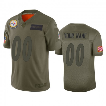 Men's Pittsburgh Steelers Customized 2019 Camo Salute To Service NFL Stitched Limited Jersey Men's Pittsburgh Steelers Customized 2019 Camo Salute To Service NFL Stitched Limited Jersey