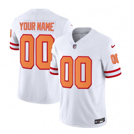 Men's Tampa Bay Buccaneers Active Player Custom 2023 F.U.S.E. White Throwback Limited Stitched Jersey Men's Tampa Bay Buccaneers Active Player Custom 2023 F.U.S.E. White Throwback Limited Stitched Jersey