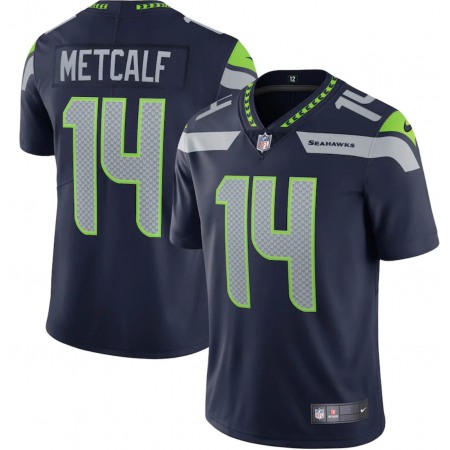 Youth Seattle Seahawks #14 DK Metcalf Navy Vapor Untouchable L Limited Stitched NFL Jersey Youth Seattle Seahawks #14 DK Metcalf Navy Vapor Untouchable L Limited Stitched NFL Jersey
