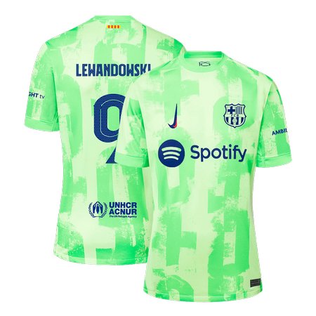 Men's LEWANDOWSKI #9 Barcelona Third Away Replica Soccer Jersey - UCL 2024/25 Men's LEWANDOWSKI #9 Barcelona Third Away Replica Soccer Jersey - UCL 2024/25