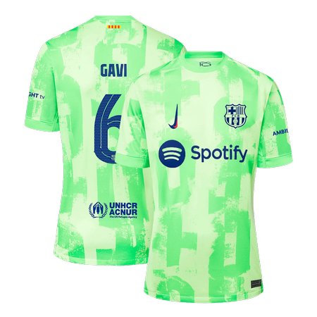 Men's GAVI #6 Barcelona Third Away Replica Soccer Jersey - UCL 2024/25 Men's GAVI #6 Barcelona Third Away Replica Soccer Jersey - UCL 2024/25
