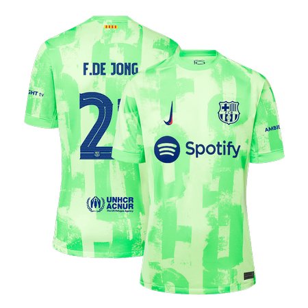 Men's F.DE JONG #21 Barcelona Third Away Replica Soccer Jersey - UCL 2024/25 Men's F.DE JONG #21 Barcelona Third Away Replica Soccer Jersey - UCL 2024/25