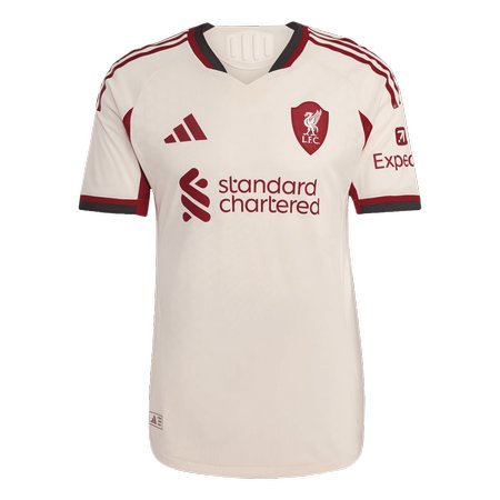 Men's Liverpool Away Authentic Soccer Jersey 2025/26 Men's Liverpool Away Authentic Soccer Jersey 2025/26