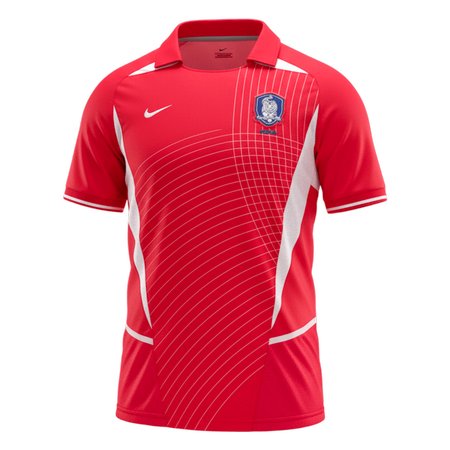 Men's South Korea Home Retro Soccer Jersey 2002 Men's South Korea Home Retro Soccer Jersey 2002