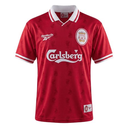 Men's Liverpool Home Retro Soccer Jersey 1996/97