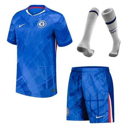 Men's Chelsea Home Jersey Full Kit 2025/26 Men's Chelsea Home Jersey Full Kit 2025/26