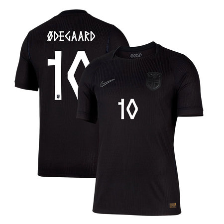 Kid's Martin Ødegaard #10 Norway Away Replica Jersey World Cup 2026