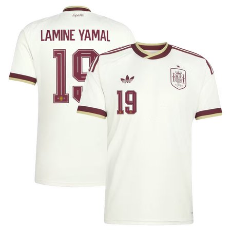 Kid's Lamine Yamal #19 Spain Away Replica Jersey World Cup 2026
