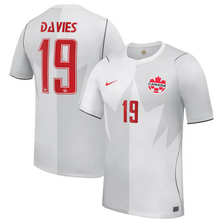 Kid's Alphonso Davies #19 Canada Third Stadium Replica Jersey World Cup 2026