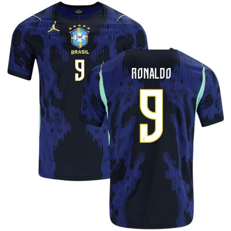 Kid's RONALDO #9 Brazil Away Replica Jersey World Cup 2026