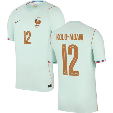 Men's KOLO MUANI #12 France Away Replica Jersey World Cup 2026 Men's KOLO MUANI #12 France Away Replica Jersey World Cup 2026